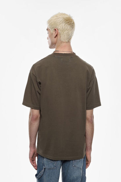 T-shirt a maniche corte con colletto rotondo