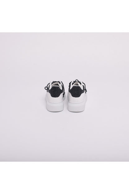 MIMI' MUA' - Sneakers con dettaglio strass nero
