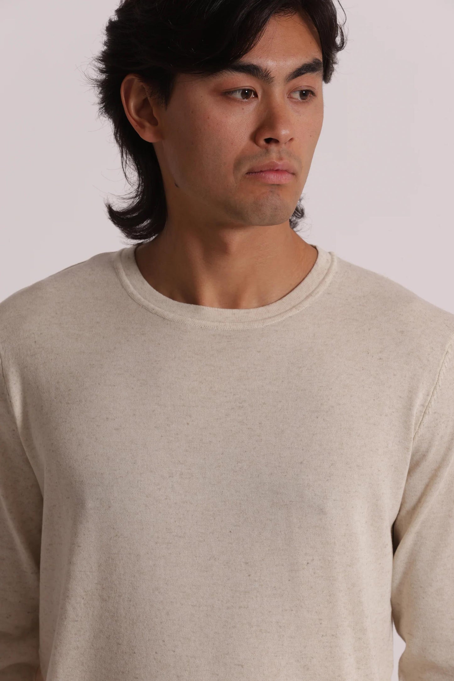 7x8 - Maglia girocollo melange