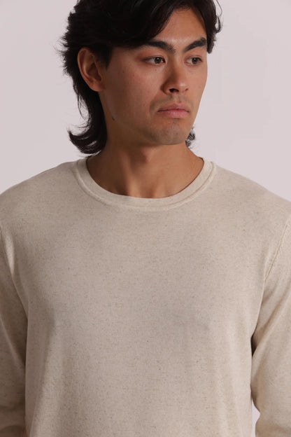 7x8 - Maglia girocollo melange