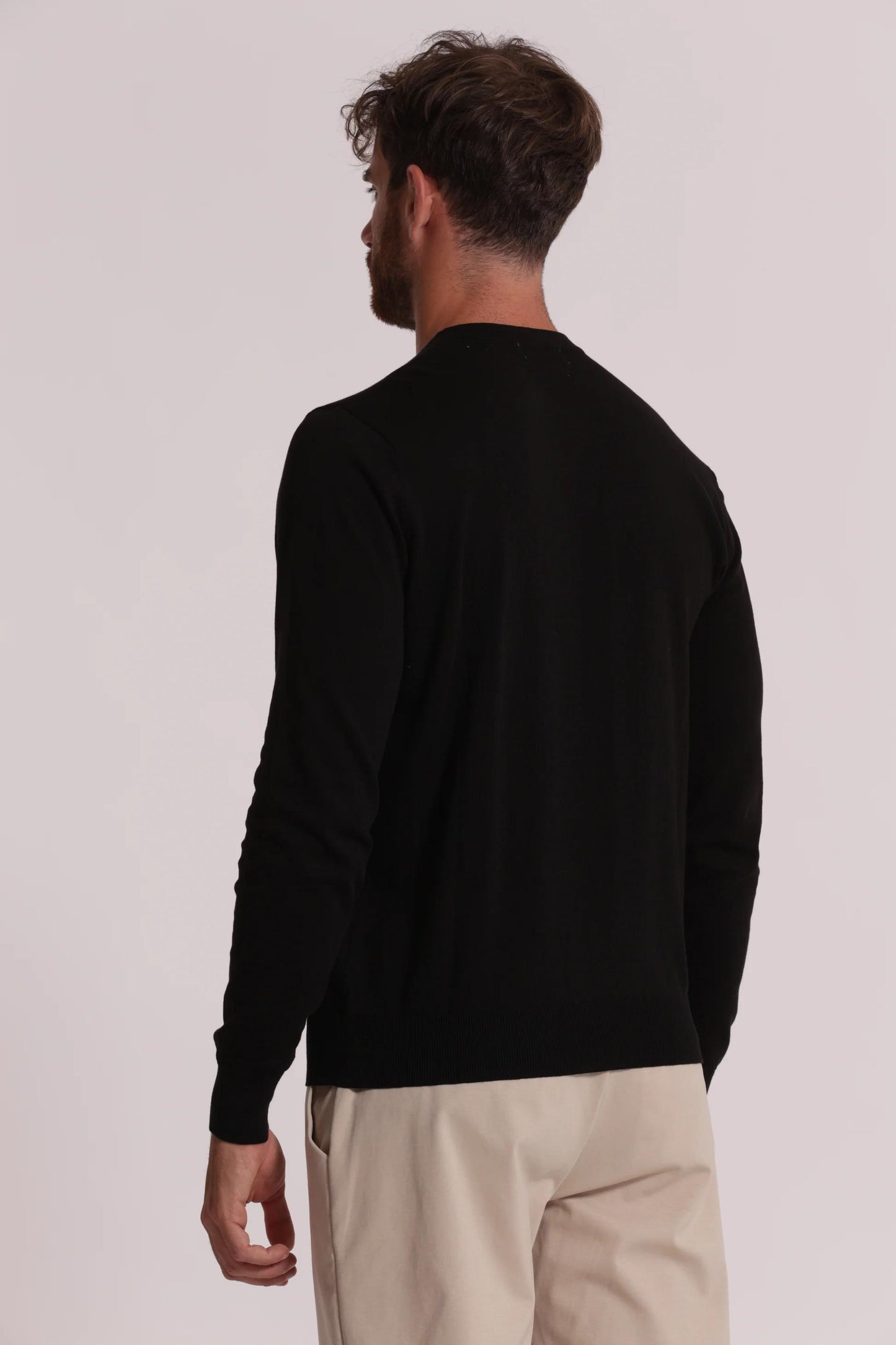 7x8 - Maglia girocollo in seta e cotone