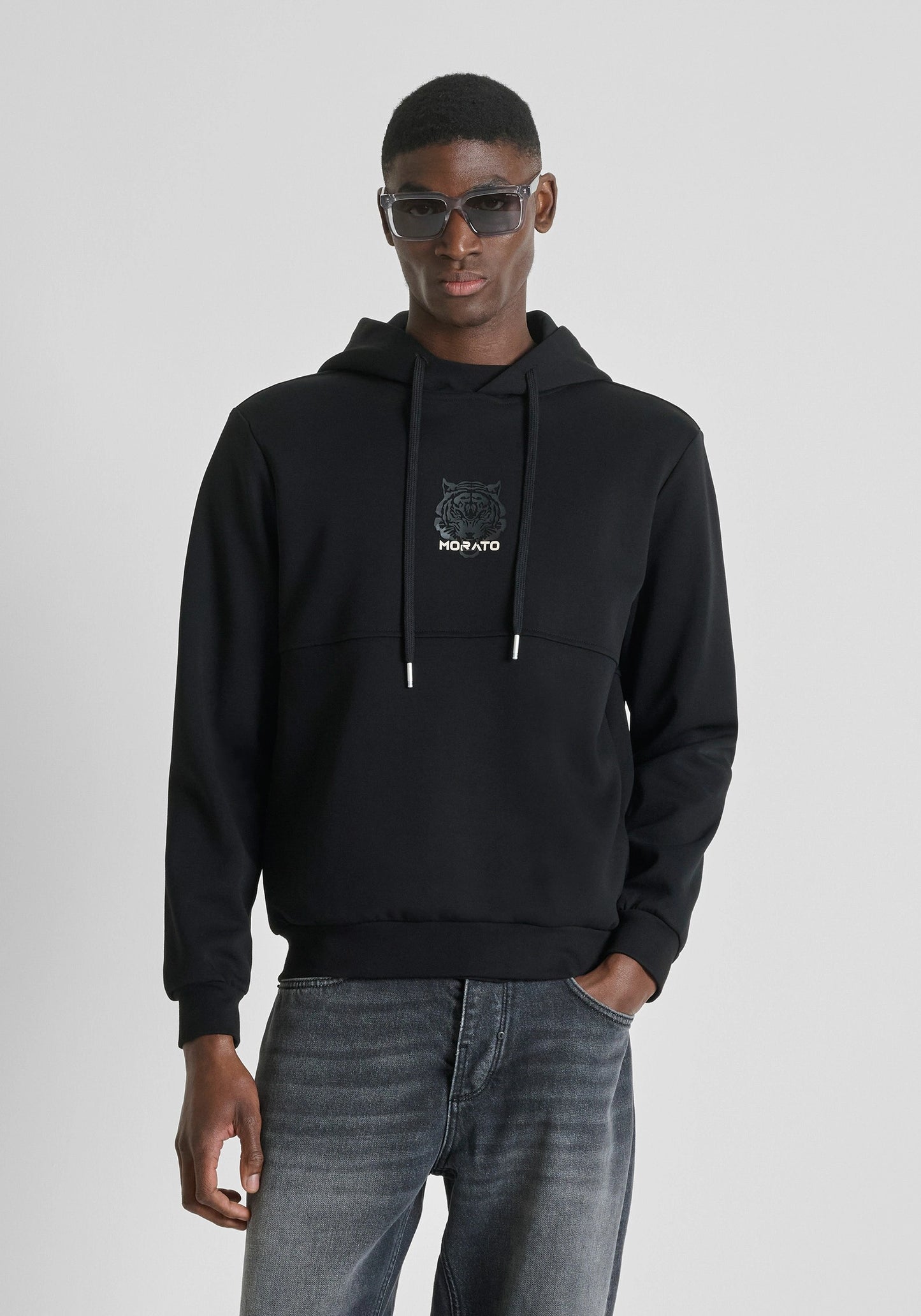 ANTONY MORATO - Felpa relaxed fit con stamp tigre early collection