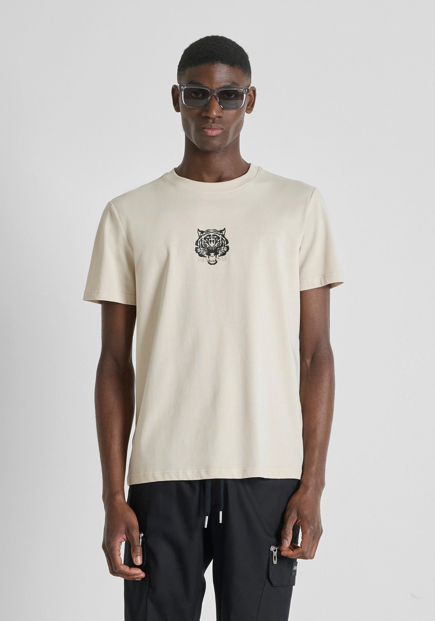 ANTONY MORATO - T-shirt regular fit con stampa tigre early collection