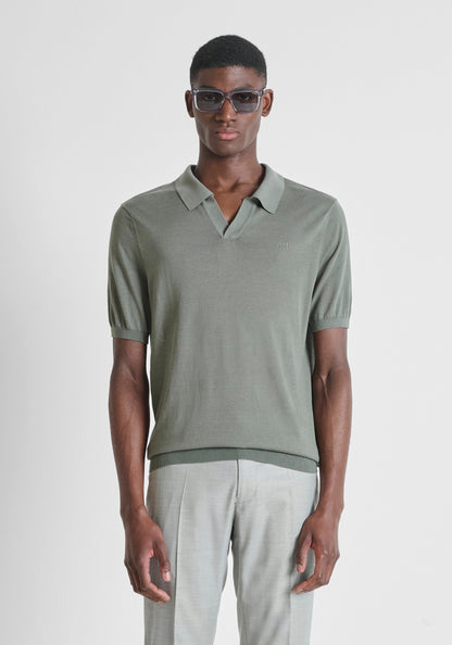 ANTONY MORATO - Maglia polo slim fit in morbido filato misto seta e tencell