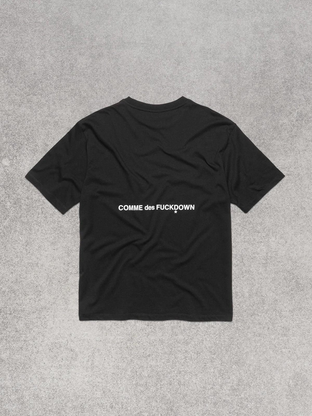 COMME DES FUCKDOWN - T-Shirt in jersey con stampa davanti e dietro