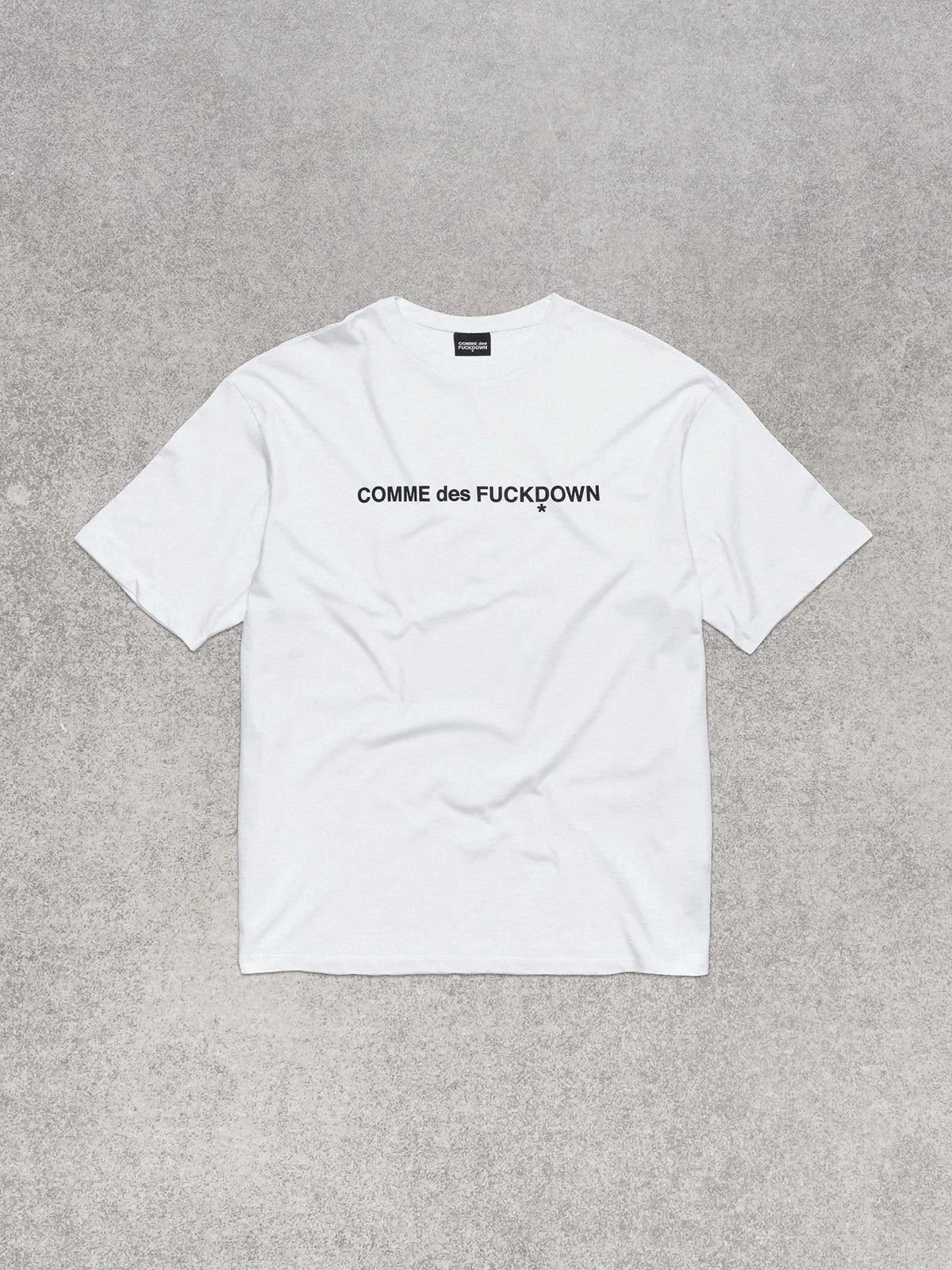 COMME DES FUCKDOWN - T-Shirt in jersey con stampa sul davanti