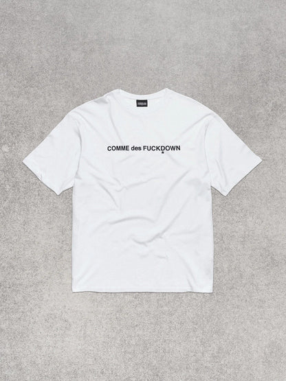 COMME DES FUCKDOWN - T-Shirt in jersey con stampa sul davanti