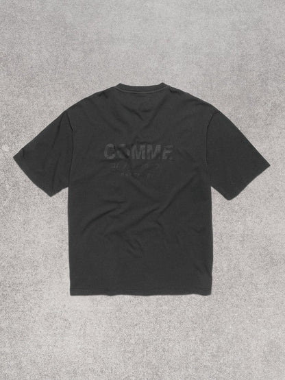 COMME DES FUCKDOW - T-Shirt in jersey stone washed con stampa sul davanti e retro