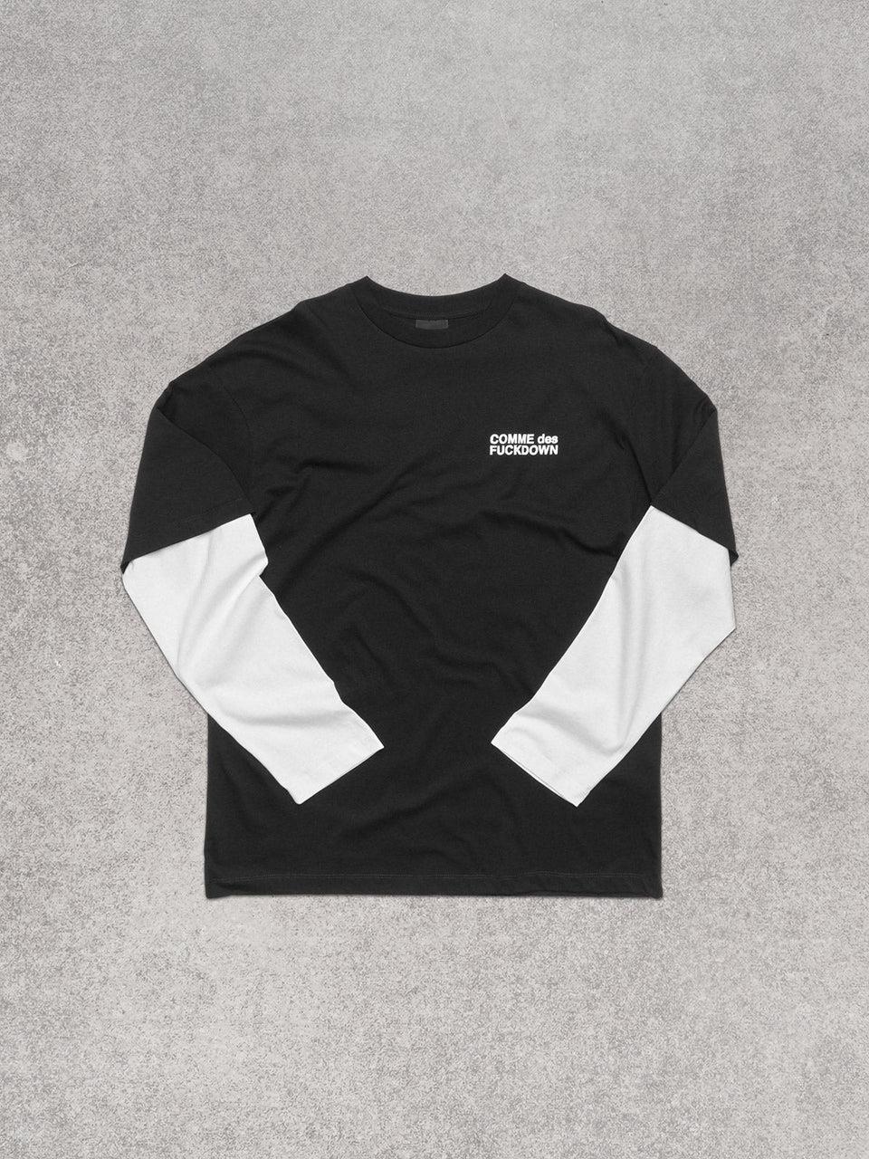COMME DES FUCKDOWN - T-Shirt in jersey con stampa sul davanti e retro