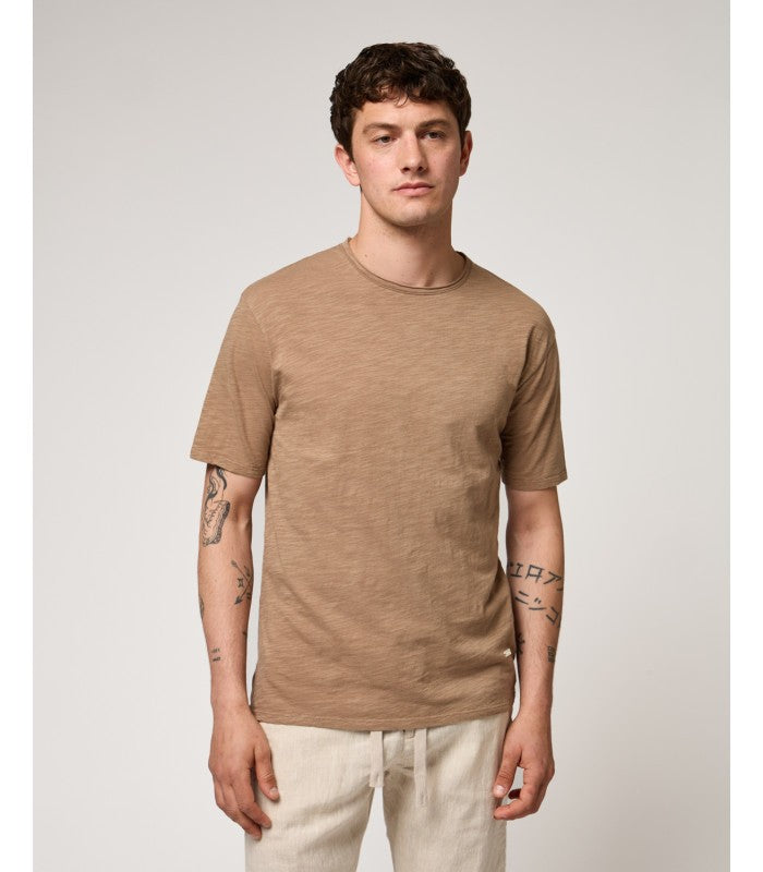 GIANNI LUPO - Tshirt in cotone slub