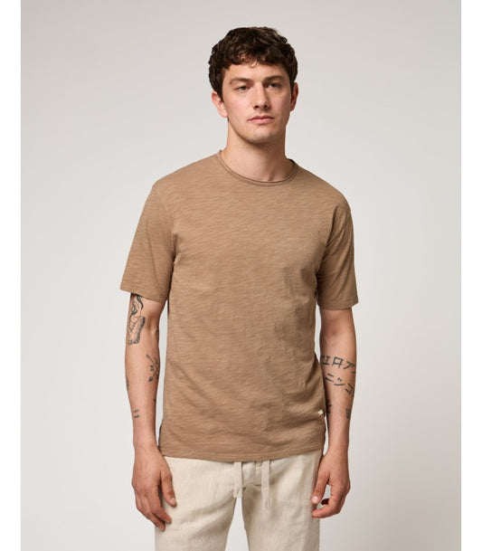 GIANNI LUPO - Tshirt in cotone slub