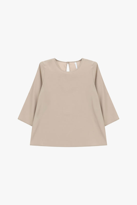 IMPERIAL - Top girocollo regular fit con manica a 3/4