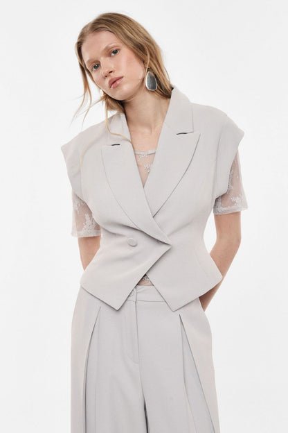 IMPERIAL - Gilet doppio petto con rever