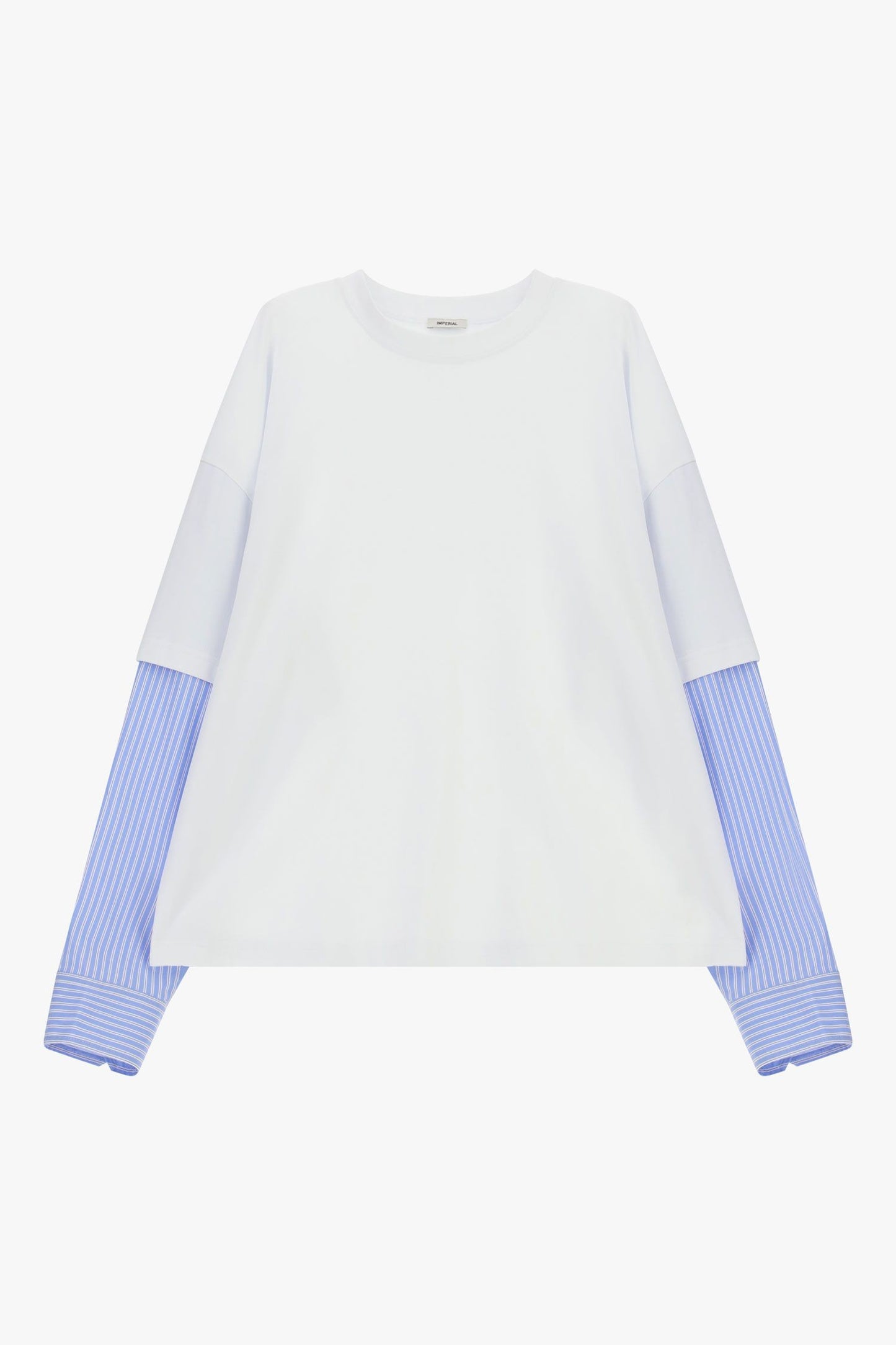 IMPERIAL - T-shirt con maniche lunghe a contrasto