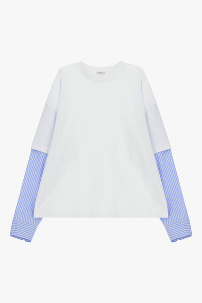 IMPERIAL - T-shirt con maniche lunghe a contrasto