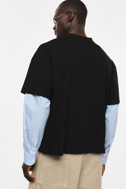 IMPERIAL - T-shirt con maniche lunghe a contrasto