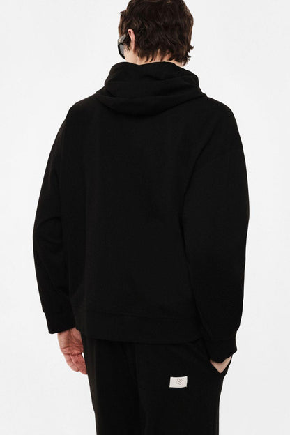 IMPERIAL - Felpa oversize con cappuccio e zip