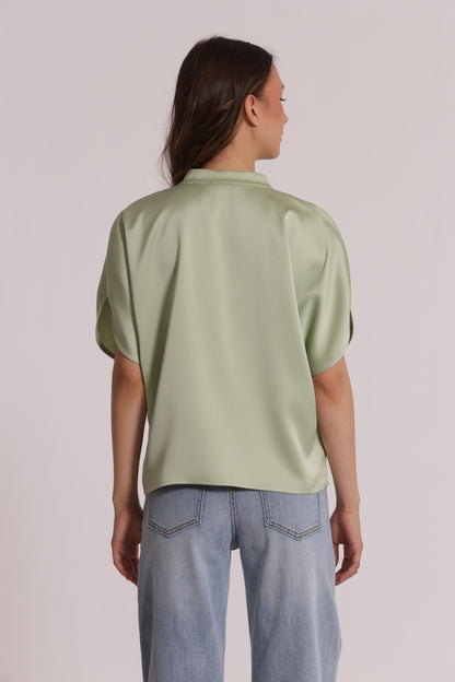MIMI' MUA' - Blusa mezze maniche tulipano