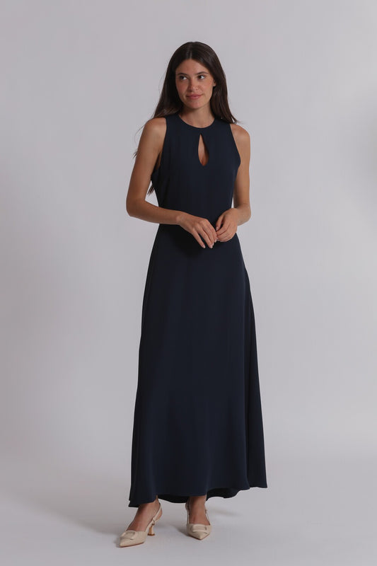 MIMI' MUA' - Abito midi con scollo a goccia