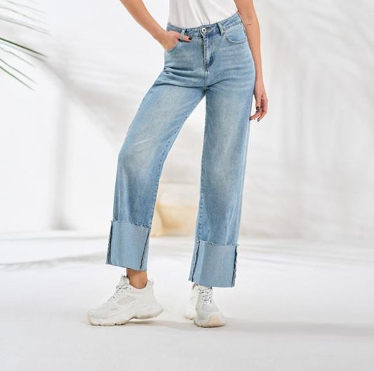 PDK - Jeans con risvolto