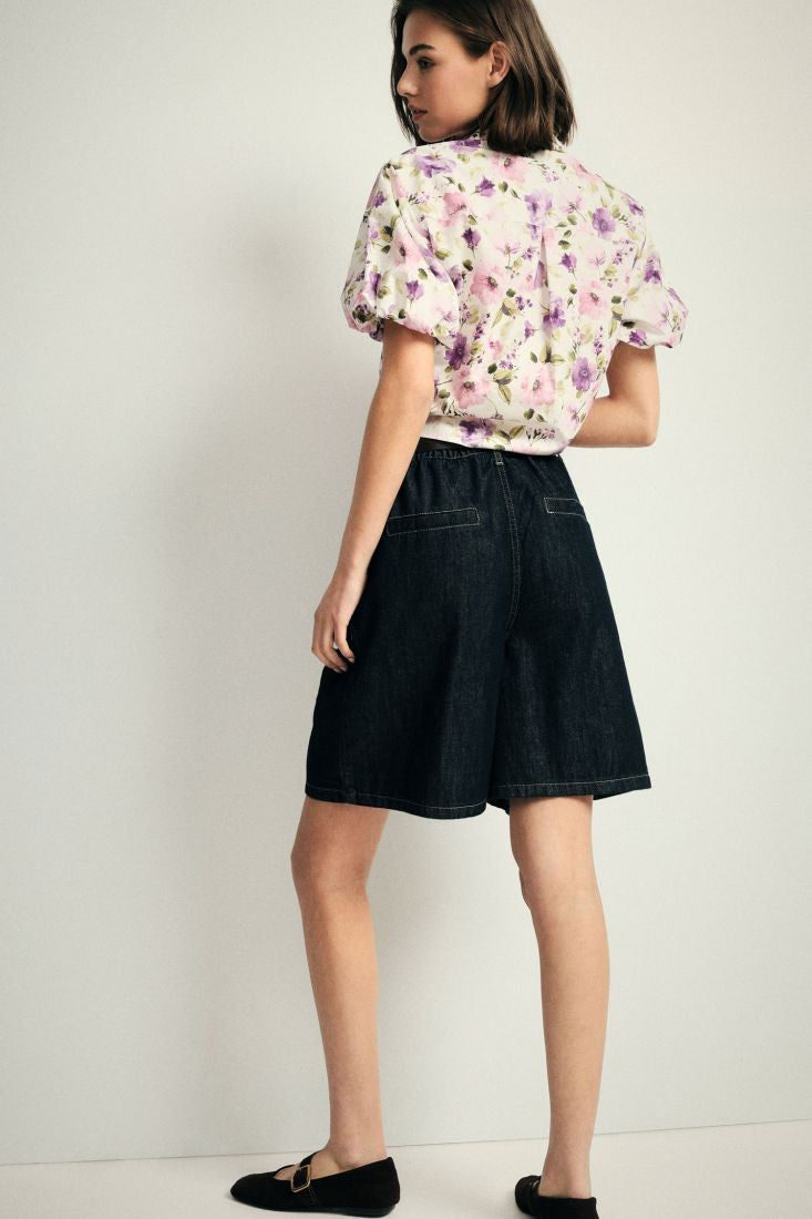 PLEASE - Bermuda in denim
