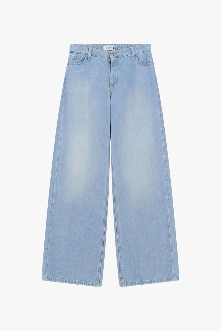 PLEASE - Jeans flare vita alta cinque tasche