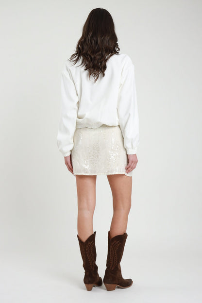 SUSY MIX - Minigonna pantaloncino con paillettes