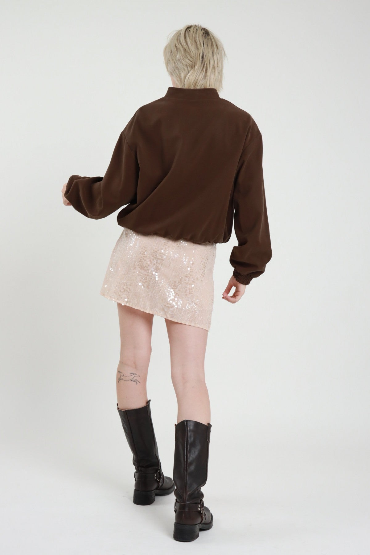 SUSY MIX - Minigonna pantaloncino con paillettes