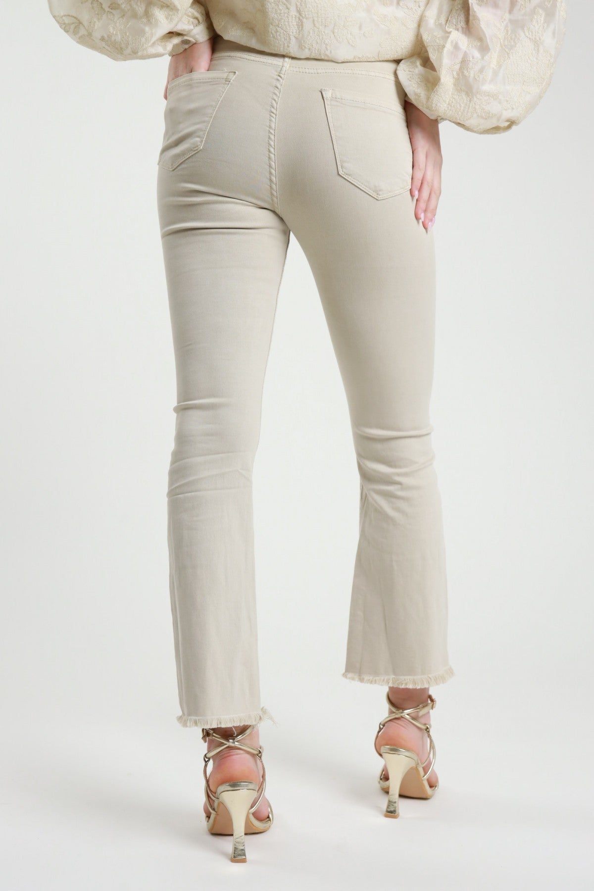 IMPERIAL - Pantalone denim trombetta