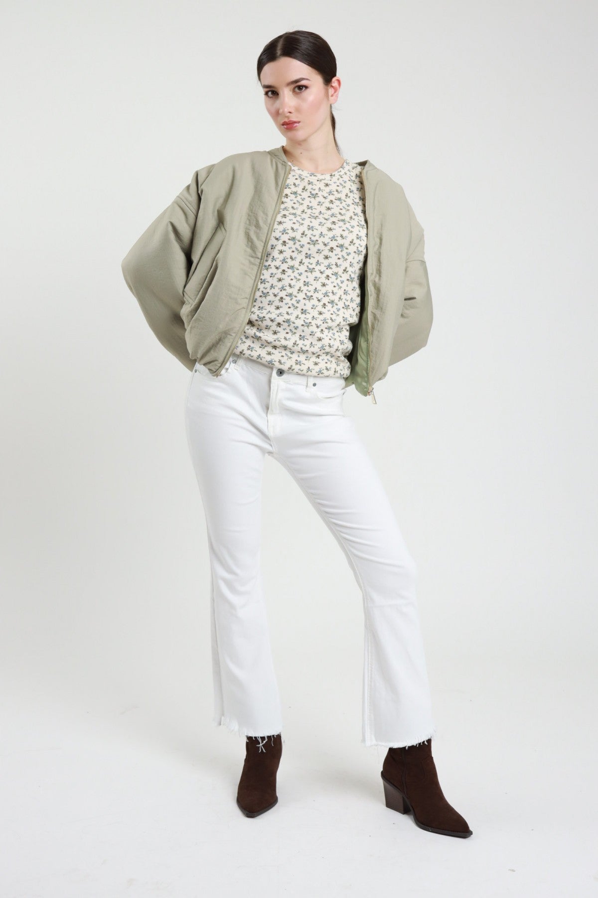 IMPERIAL - Pantalone denim trombetta