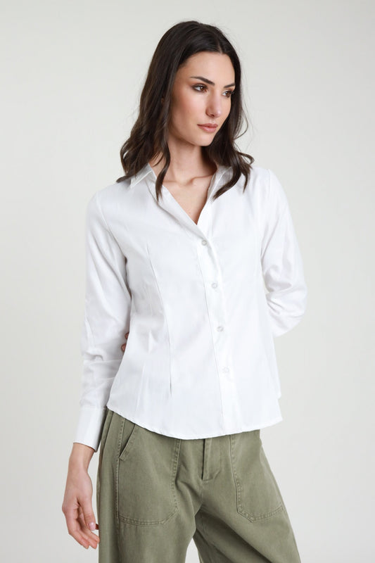 SUSY MIX - Camicia oxford sfiancata