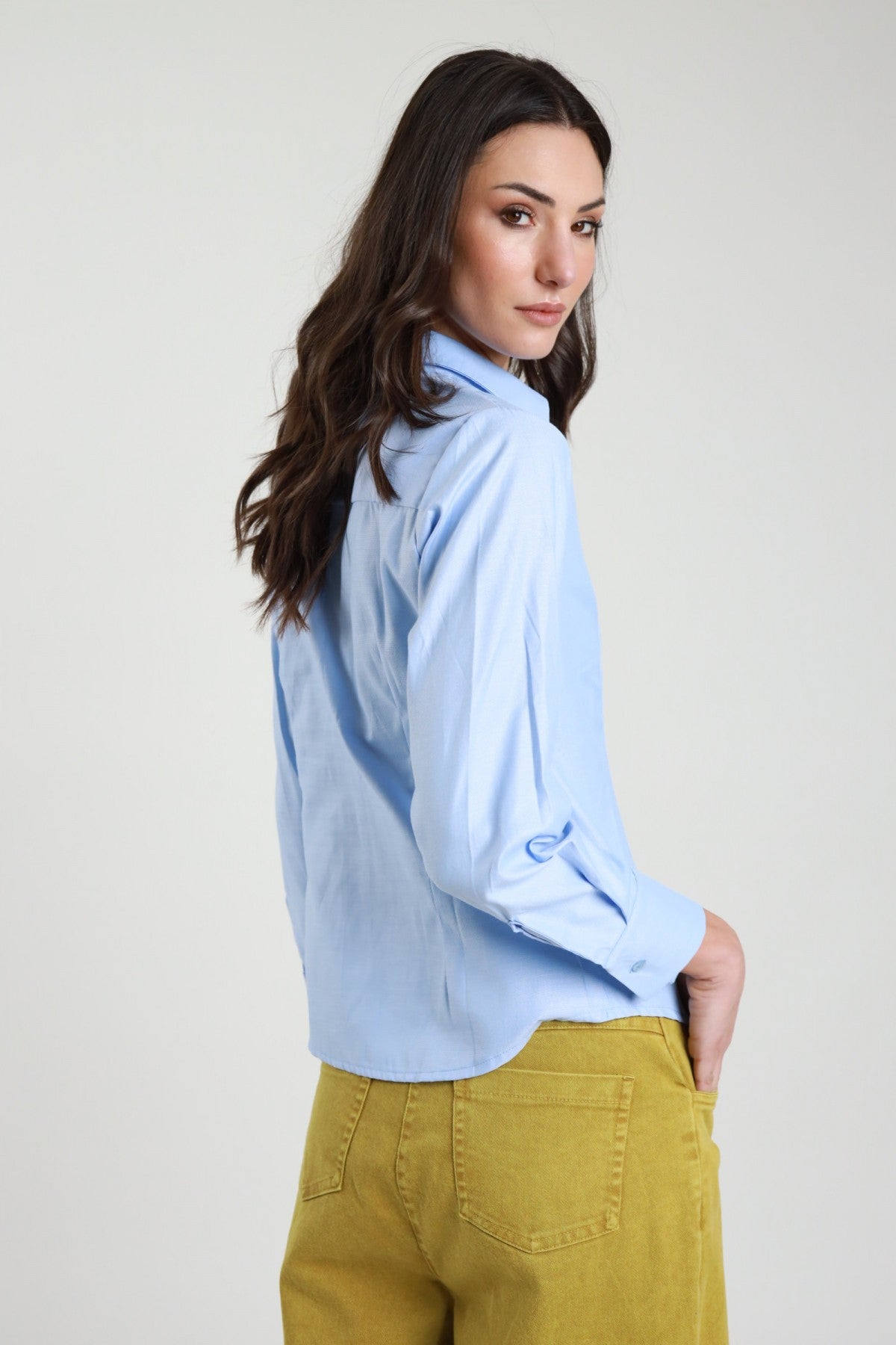 SUSY MIX - Camicia oxford sfiancata