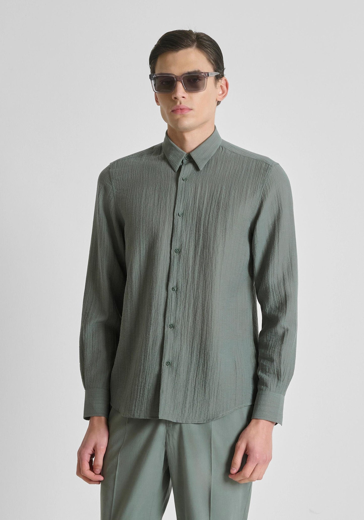 ANTONY MORATO - Camicia regular fit 'Napoli' in misto lyocell