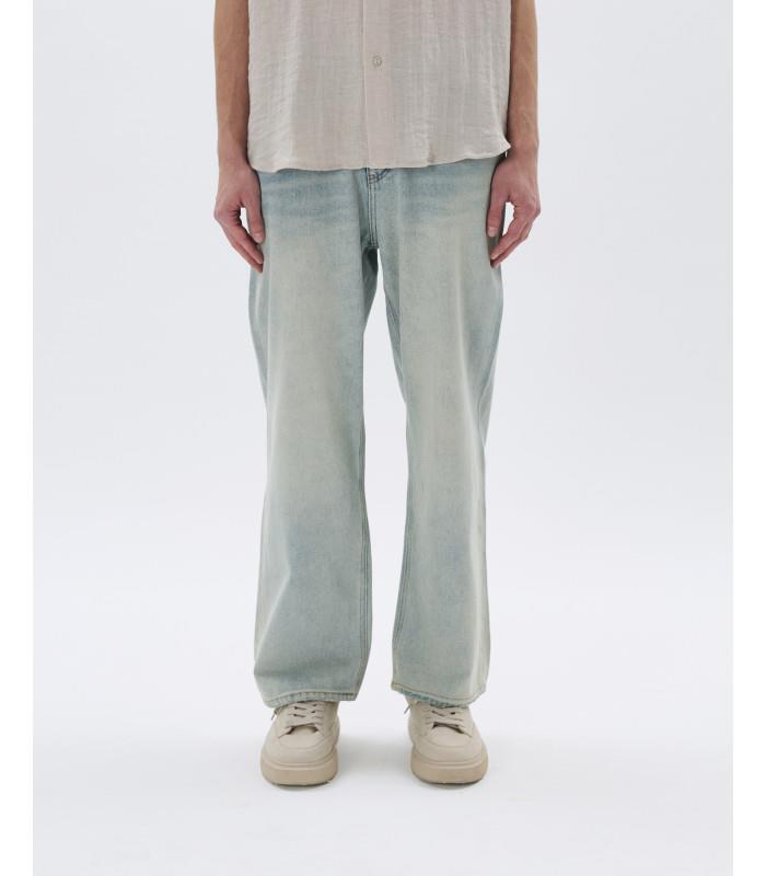 DOUBLE LABEL - Jeans wide leg lavaggio vintage