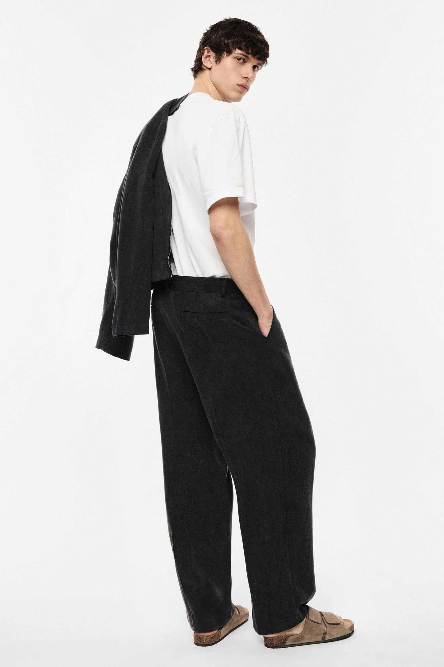 IMPERIAL - Pantaloni regular-fit con pince e taglio dritto