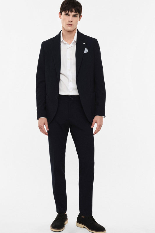 IMPERIAL - Pantaloni slim-fit con piega centrale sartoriale