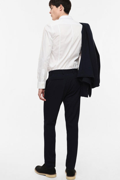 IMPERIAL - Pantaloni slim-fit con piega centrale sartoriale