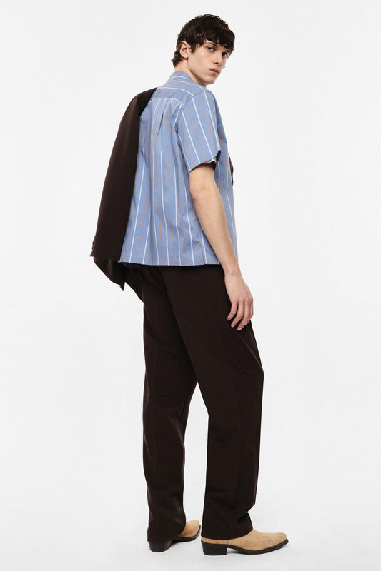 IMPERIAL - Pantaloni regular-fit pinces e chiusura con bottone