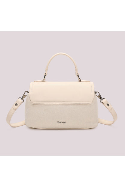 MIMI' MUA' - Borsa bauletto con patta e canvas