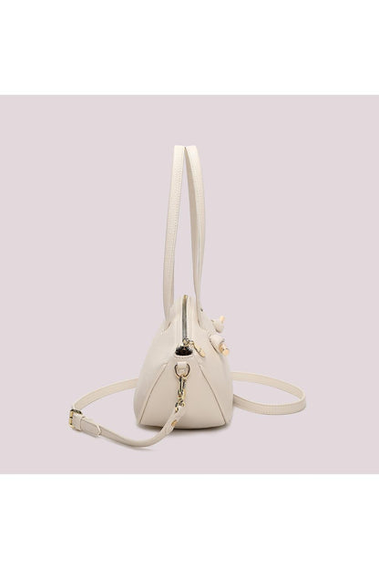MIMI' MUA' - Borsa a spalla con nodo ai manici