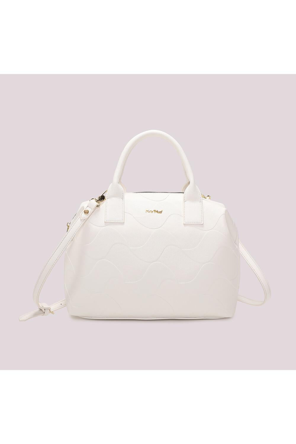 MIMI' MUA' - Borsa a bauletto con motivo ad onda