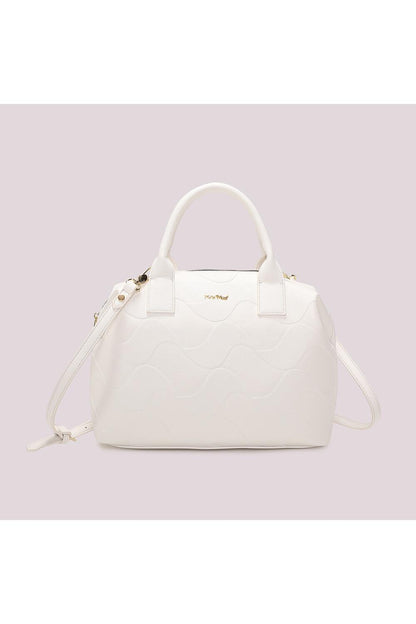 MIMI' MUA' - Borsa a bauletto con motivo ad onda