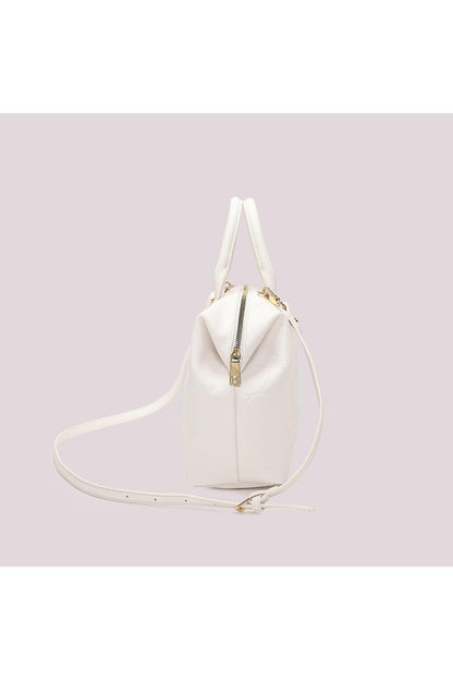 MIMI' MUA' - Borsa a bauletto con motivo ad onda