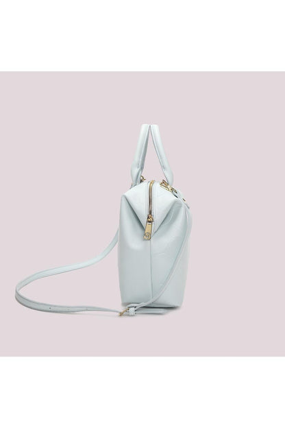 MIMI' MUA' - Borsa a bauletto con motivo ad onda