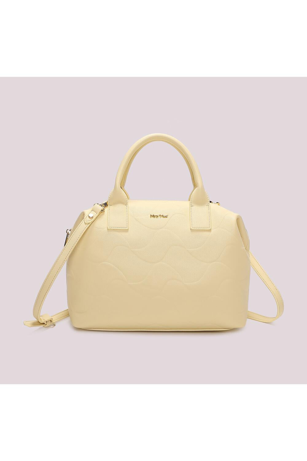 MIMI' MUA' - Borsa a bauletto con motivo ad onda