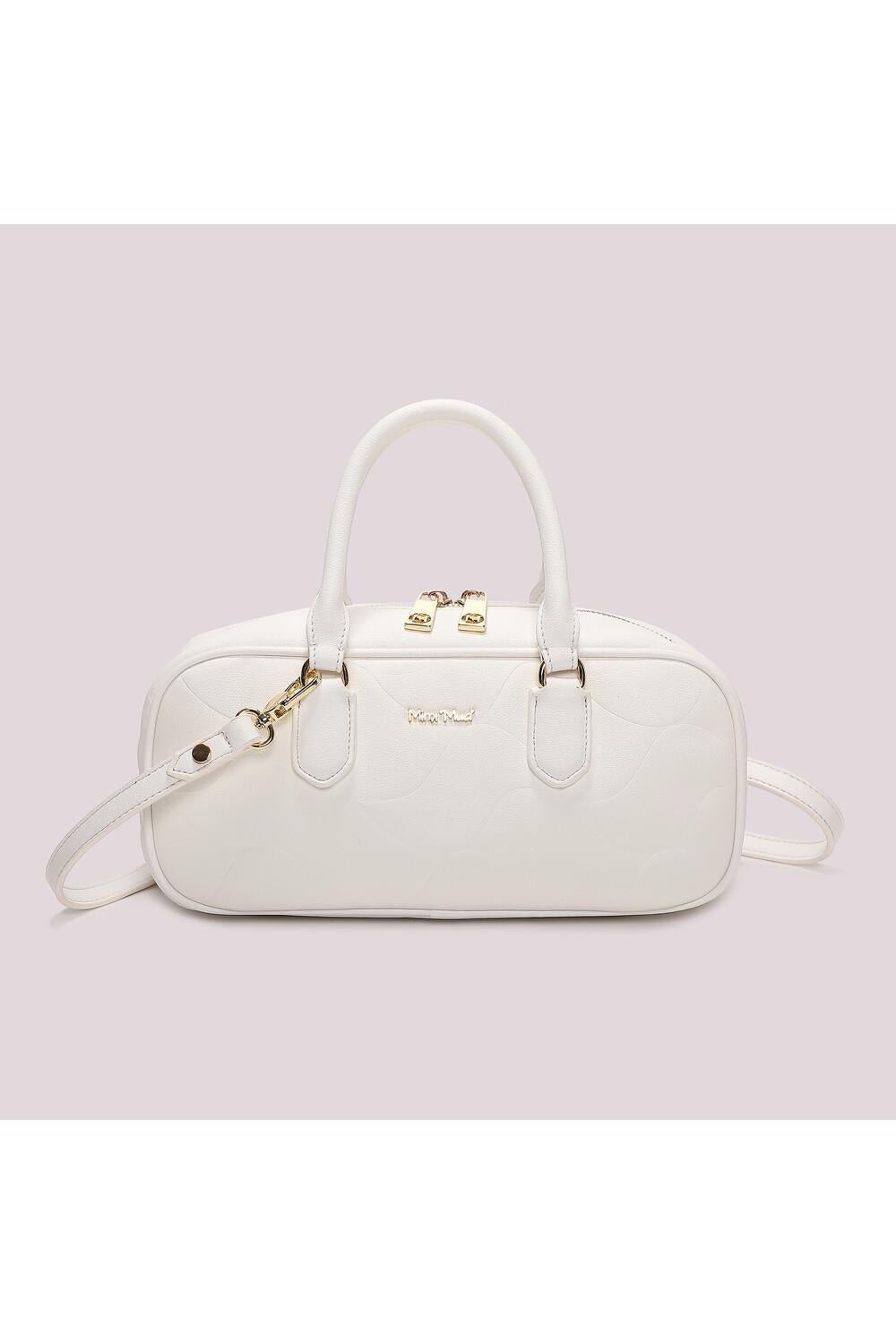 MIMI' MUA' - Borsa baguette con motivo ad onda