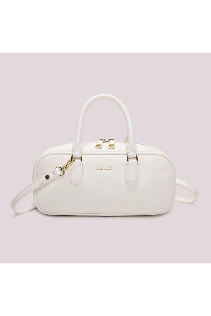 MIMI' MUA' - Borsa baguette con motivo ad onda