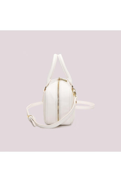 MIMI' MUA' - Borsa baguette con motivo ad onda