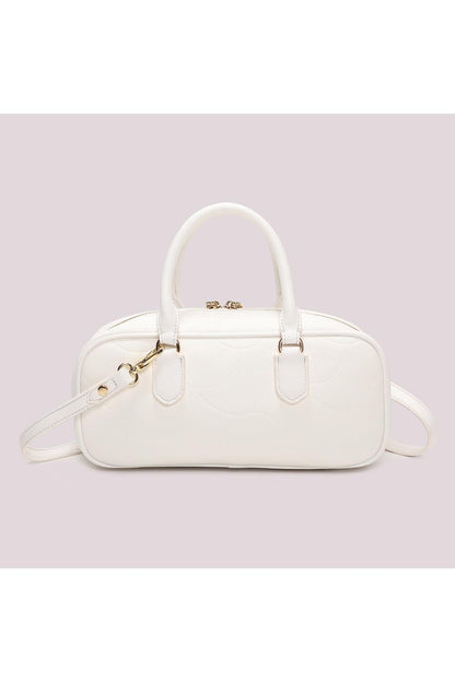 MIMI' MUA' - Borsa baguette con motivo ad onda