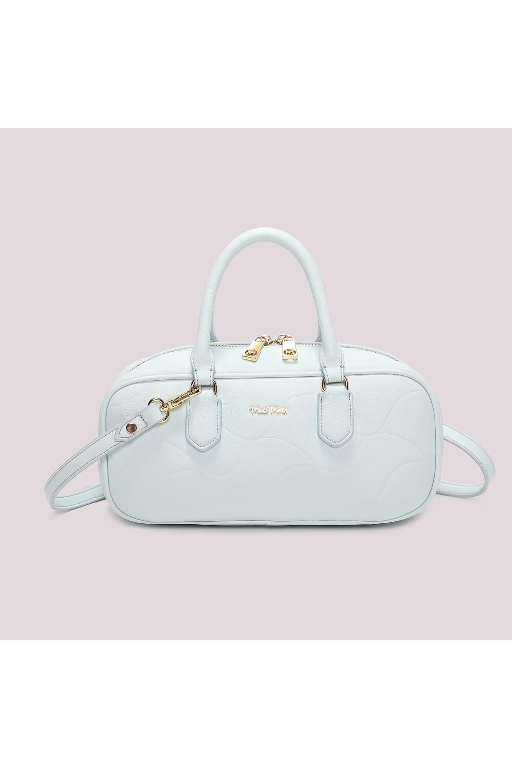 MIMI' MUA' - Borsa baguette con motivo ad onda